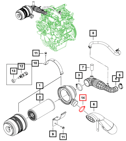 Mahindra Clamp Hose 45-60 Dia 0062139