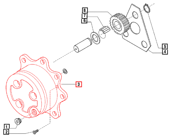 Mahindra Planetary Carrier Assembly 006500456C1