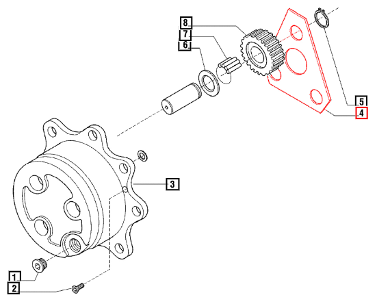 Mahindra Thrust Washer 006500457C1