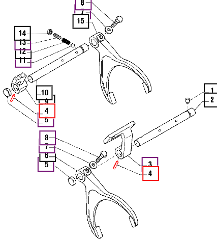 Mahindra Tractor Pin - 024444 006500522C1 Mahindra Direct Parts