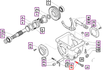 Mahindra Tractor Spring - 071352 006500530C1 Mahindra Direct Parts