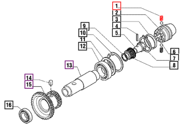 Mahindra Tractor Spring - 097199 006500676C1 Mahindra Direct Parts