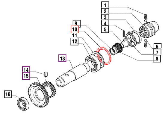 Mahindra Snap Ring D90 - 024935 006500685C1