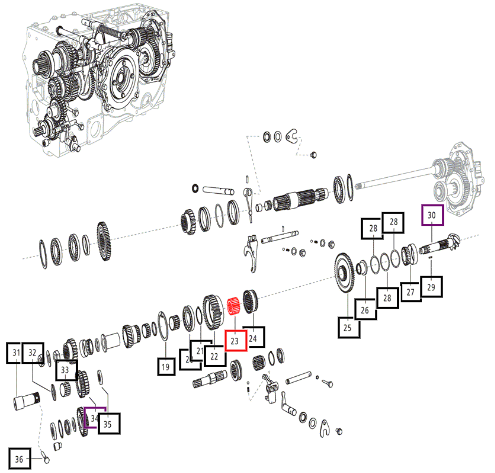Mahindra Collar Splined 006505170D1