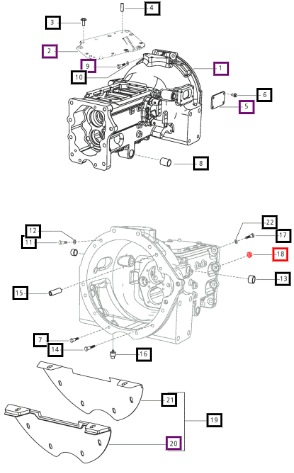 Mahindra Nut Flanged M14 X 1.5 006505678D1