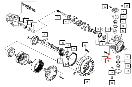 Mahindra Nut 006506175C1