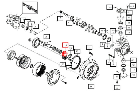 Mahindra Planet Gear 006506183C1