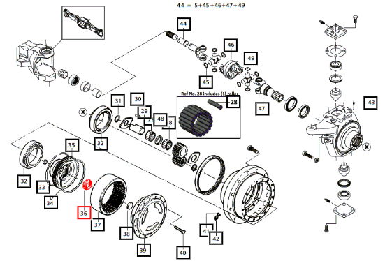 Mahindra Ring Nut 006506193C1