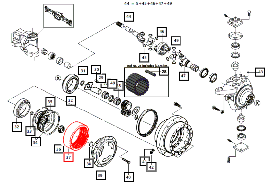 Mahindra Ring Gear 006506194C1