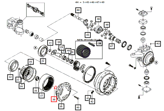 Mahindra Friction Washer 006506195C1