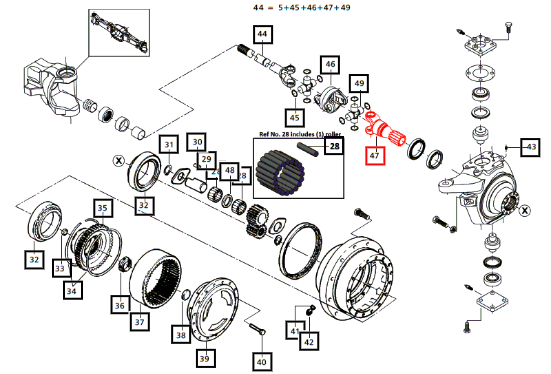 Mahindra Half Shaft 006506206C1