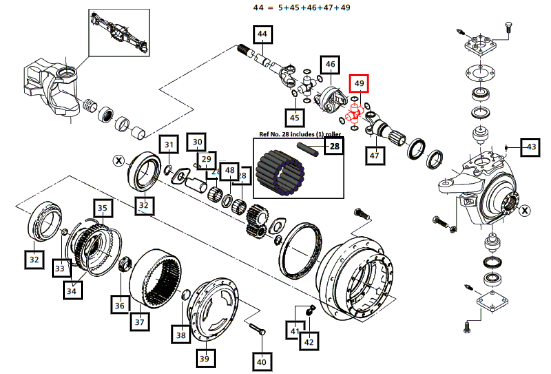 Mahindra Joint Cross 006506208C1