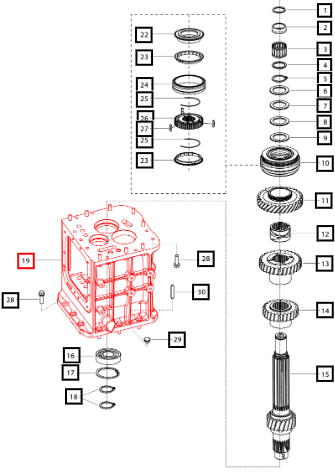 Mahindra Speed Housing 006512868U2
