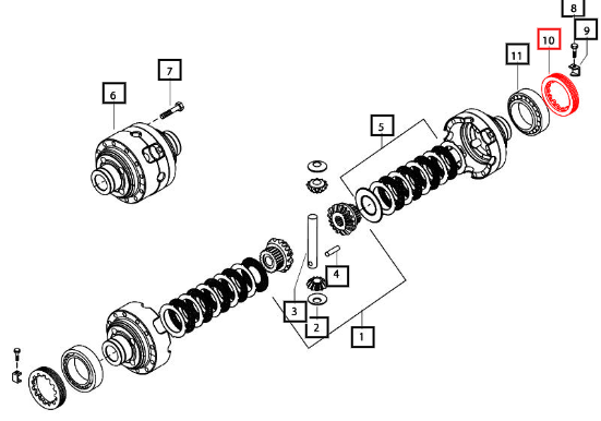 Mahindra Ring Nut 006514860U1