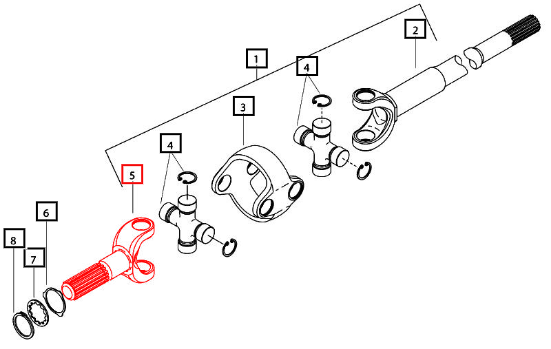 Mahindra Shaft-Half (Wheel Side) 006514870U1