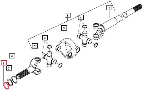 Mahindra Lock Ring 006514873U1