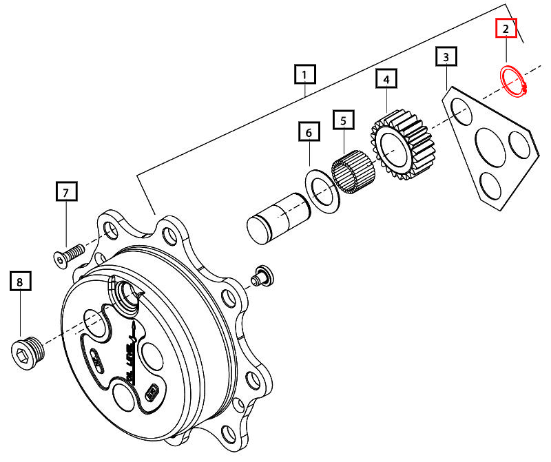 Mahindra Ring Snap D34 006514886U1