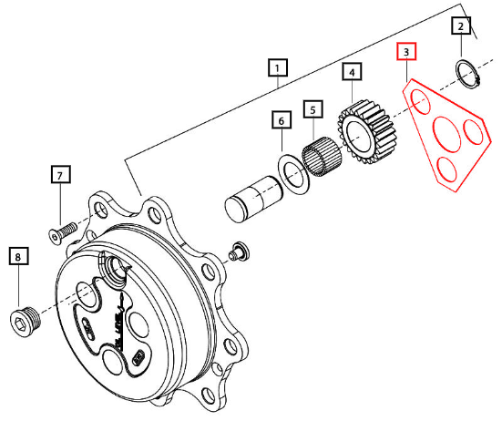 Mahindra Washer Thrust 006514887U1