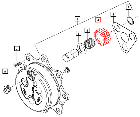 Mahindra Gear 23T 006514888U1