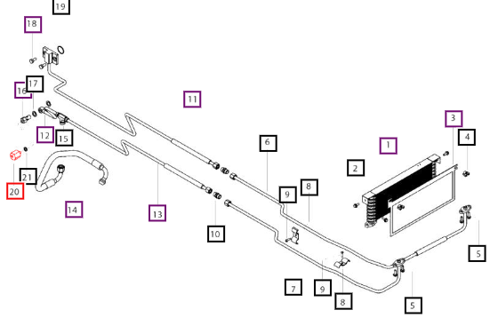 Mahindra Adaptor Front 006520230D1