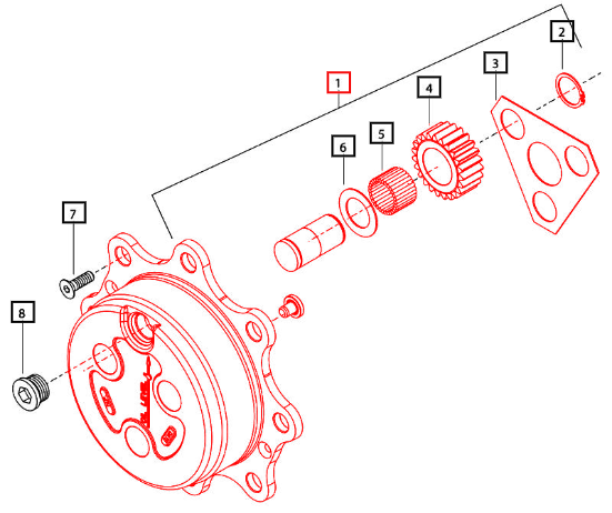 Mahindra Planetary Carrier 006523124U01