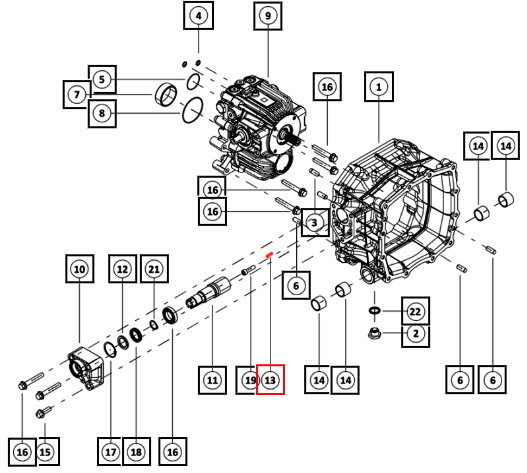 Mahindra Key 4X6X20 006525072N01