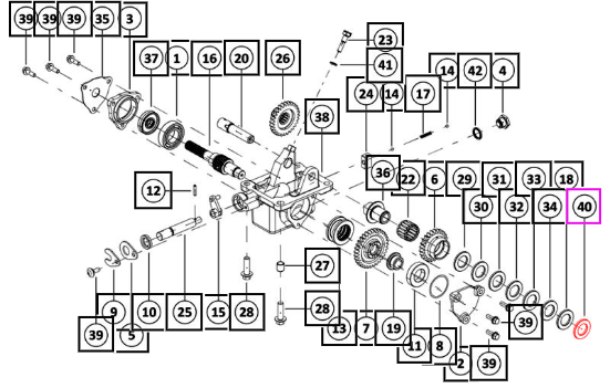 Mahindra Collar 27X46X4.1 006526942N01