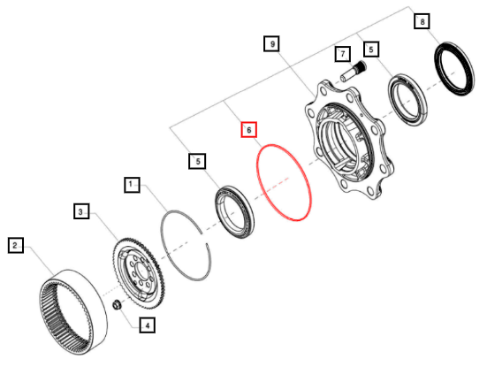 Mahindra O.Ring 006527736U01