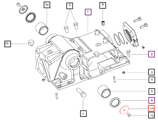 Mahindra Rockshaft Cap 007202004D1