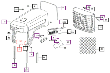 Mahindra Tractor Sealing Cpte Top 007535987B1