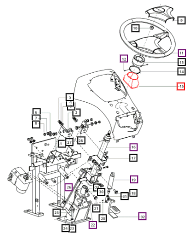 Mahindra Rubber Boot For Steering 007600103D1