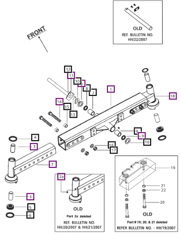 Mahindra Tractor Front Axle Cpte - Rjc 007604137C91
