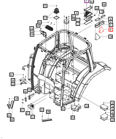 Mahindra Rubber Bellow Pto 007640981U1