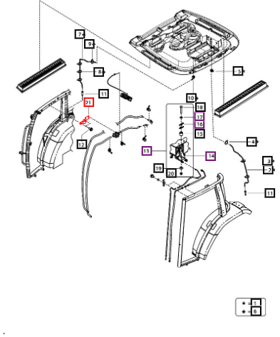 Mahindra Nut Hex Din 985 - M6 007643428U1