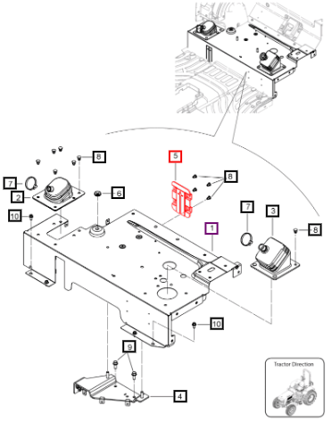 Mahindra Bellow Diff -Lock 007646242V01