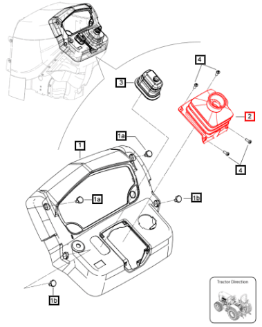 Mahindra Bellow Steering Column 007646576V91