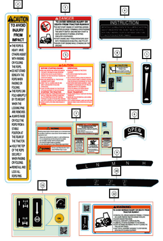 Mahindra Sticker For Warning Trye Pressure 007651193V01