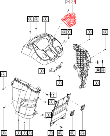 Mahindra Bellow Assy Steering 007656463K91