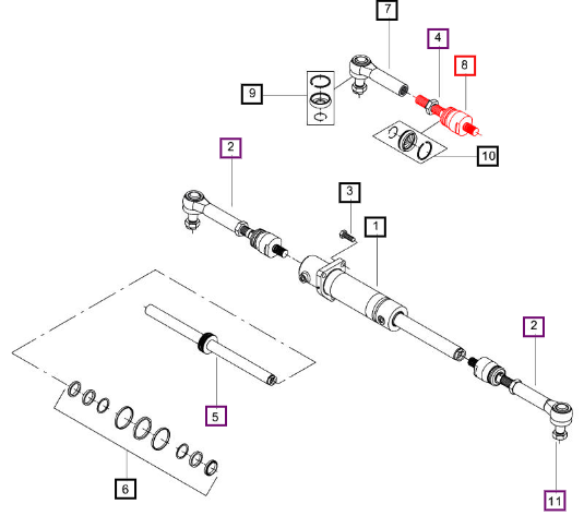 Mahindra Tie Rod 008015046C1