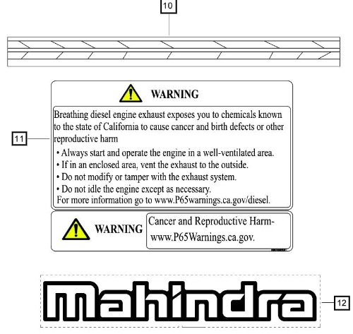 Mahindra Sticker Set 008015194D91