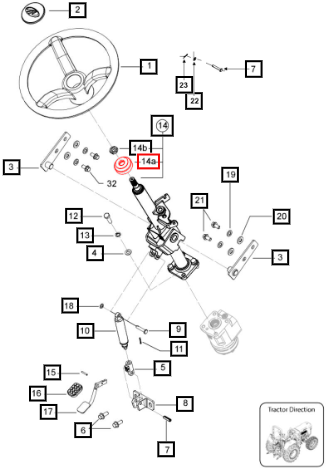Mahindra Cap Steering Bellow 008022435V01