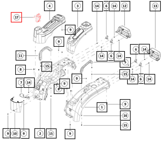 Mahindra Sc Joystick Bellow (1100
Series) 008032559K01