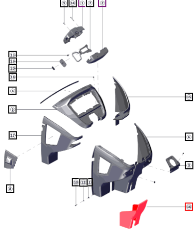 Mahindra Foam Noise Absorber 3 00890351U01