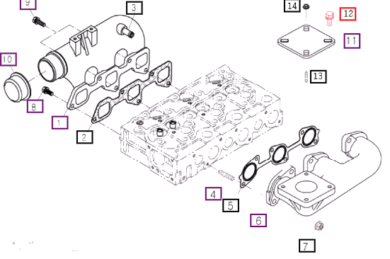 Mahindra Bolt Flange 0175450825
