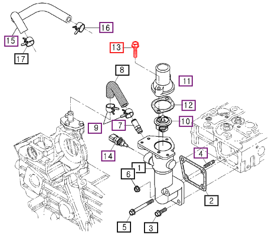 Mahindra Bolt, Flange 0175450835