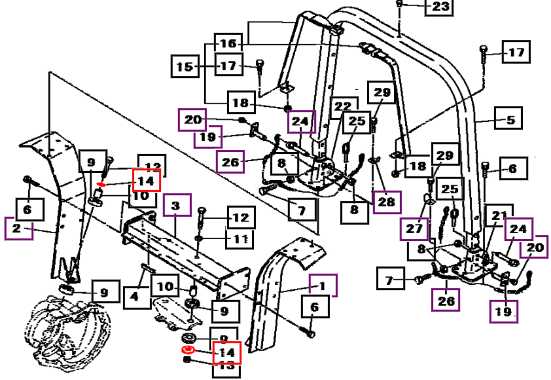 Mahindra Washer M16 03500171652