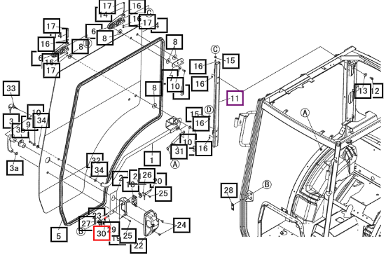 Mahindra Washer, Tooth 03730108000