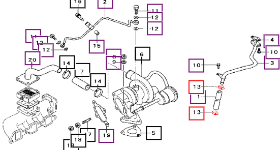 Mahindra Clamp, Hose 0531750221