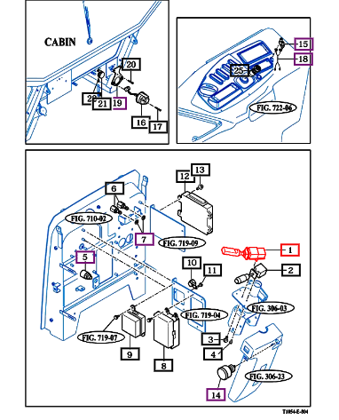 Mahindra Switch Assy, Shuttle 10016462100