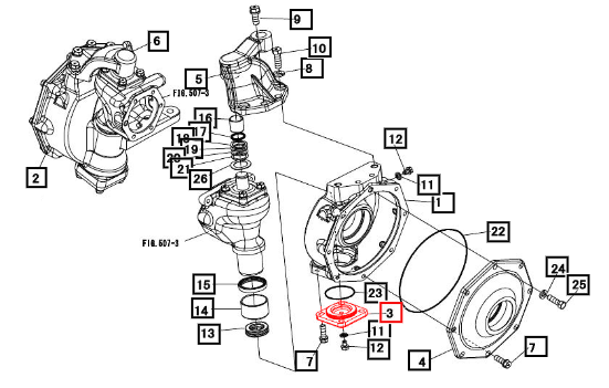 Mahindra Gear Case Cover 10312139AG0